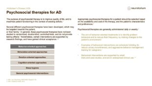 Alzheimers Disease – Treatment Principles – slide 22